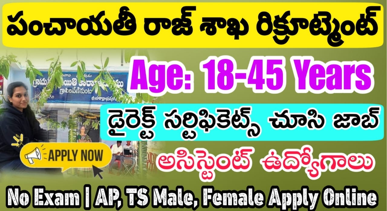 Panchayati Raj Job 2023: నెల జీతం 32,000/- Age 45 Yrs లోపు పరీక్ష లేకుండా పంచాయతీ రాజ్ లో ఉద్యోగాల నోటిఫికేషన్ | Latest NIRDPR Young Professional & Pharmacist Job Recruitment 2023 Notification in Telugu