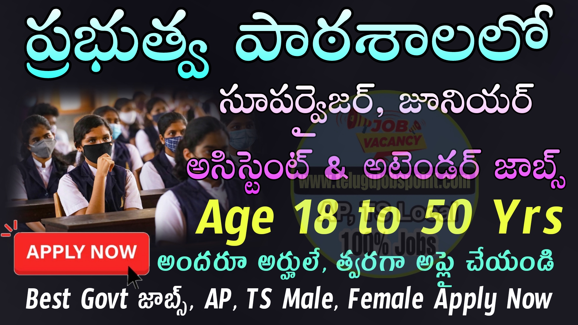 School Jobs : 10th అర్హతతో ప్రభుత్వ పాఠశాలలో సూపర్వైజర్ ఉద్యోగ నియామకాలు 45,000 వేలు నెలకు జీతం ఇస్తారు | NIOS Junior Assistant, Supervisor Jobs Recruitment 2023 Notification in Telugu