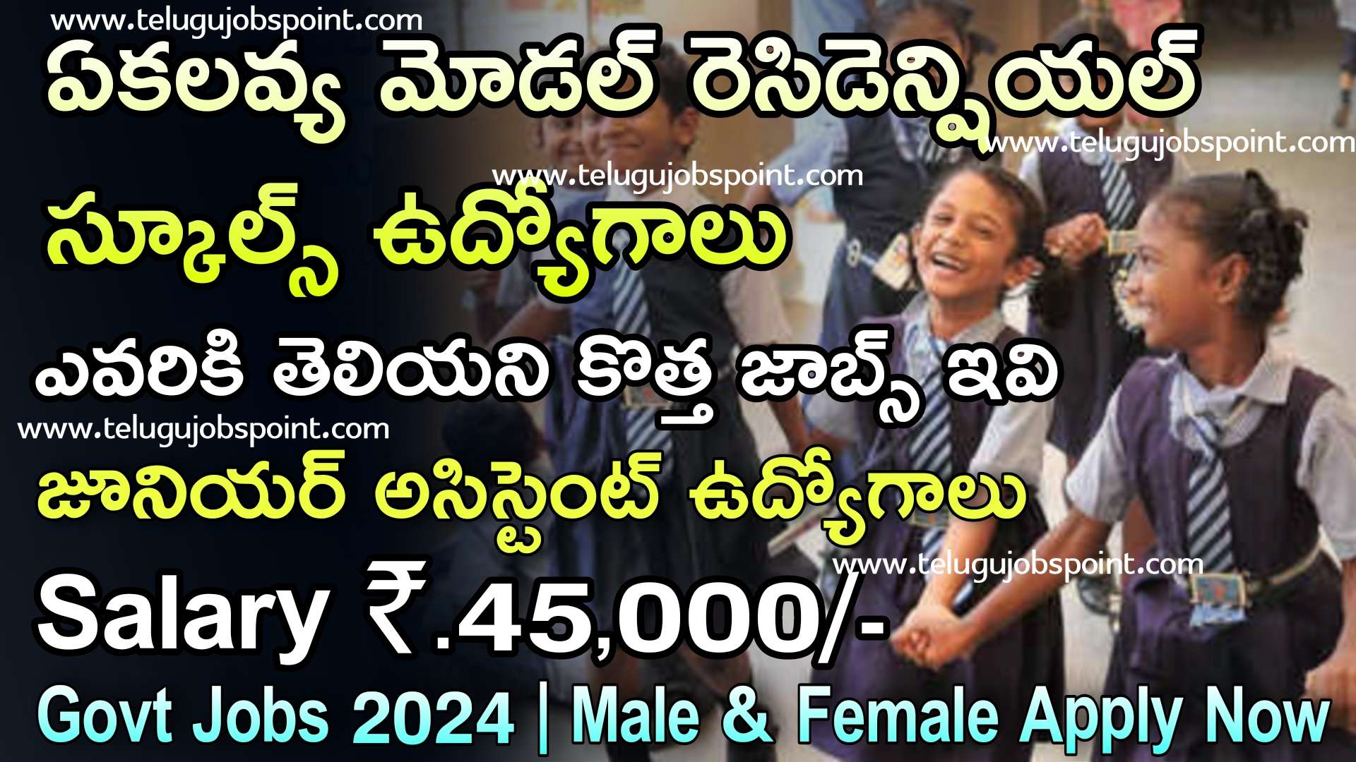 ఏకలవ్య మోడల్ స్కూల్ లో ఉద్యోగాల కోసం ఆన్లైన్లో దరఖాస్తు చేసుకోండి | EMRS Recruitment 2024 Latest Notification in Telugu Apply Online Now