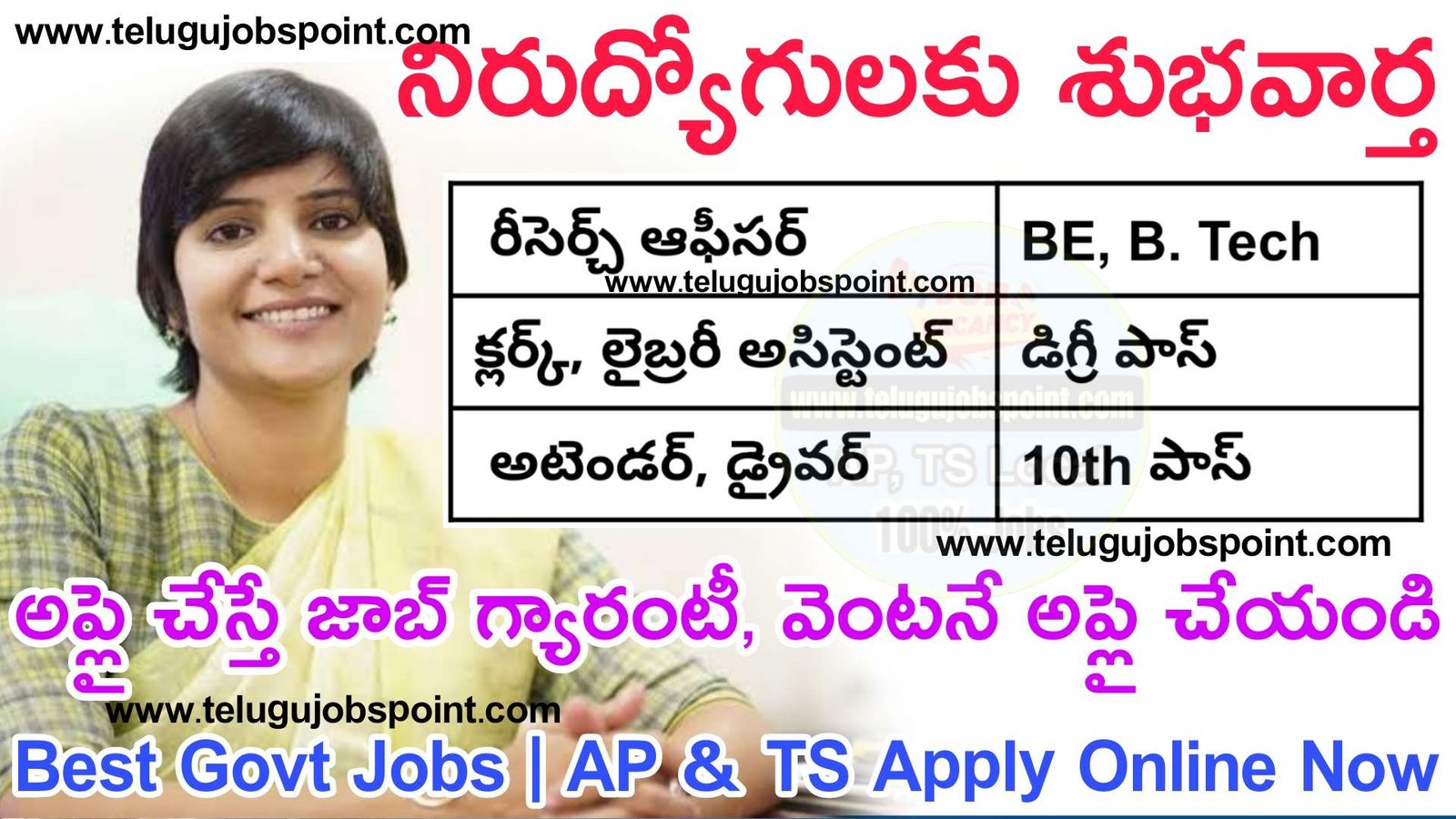 Free Jobs :  10th అర్హతతో కేంద్ర ప్రభుత్వం నుంచి గుమస్తా ఉద్యోగాల నియామకాల కోసం ఆన్‌లైన్‌లో దరఖాస్తు  చేసుకోండి