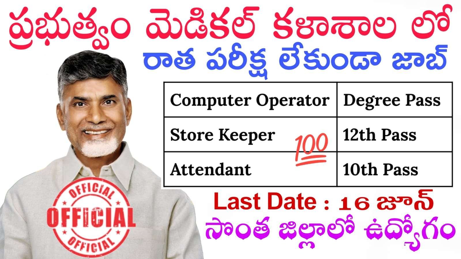 AP Government Jobs : ఏపీ గవర్నమెంట్ మెడికల్ కళాశాలలో ఉద్యోగ నోటిఫికేషన్ | AP Medical Education Department Notification 2025 Apply Now | Telugu Jobs Point