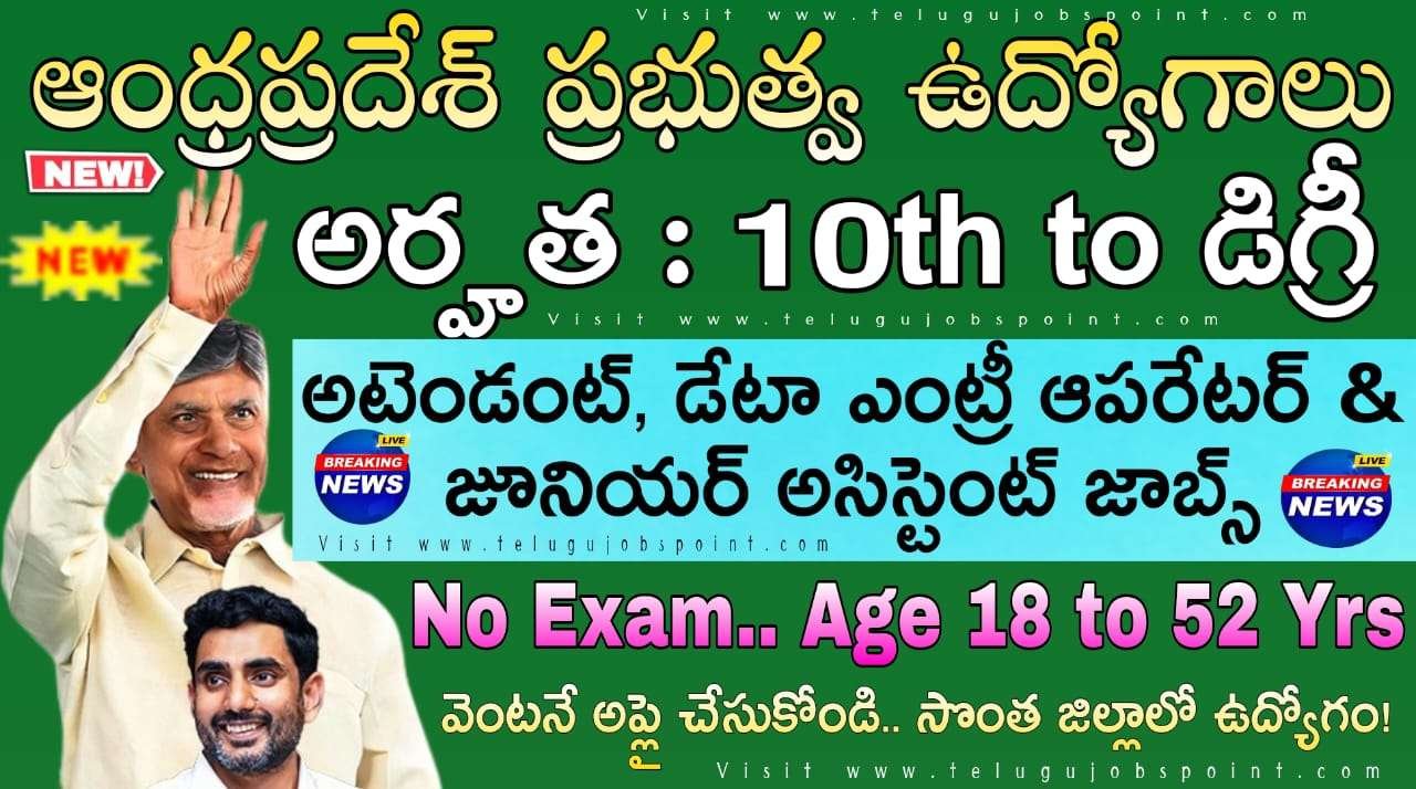 AP Government Jobs : No Exam..10th అర్హతతో అటెండంట్, డేటా ఎంట్రీ ఆపరేటర్ & జూనియర్ అసిస్టెంట్ నోటిఫికేషన్ వచ్చేసింది| AP Institute of Mental Health Contract/Outsourieng Recruitment 2026 Apply Online Now